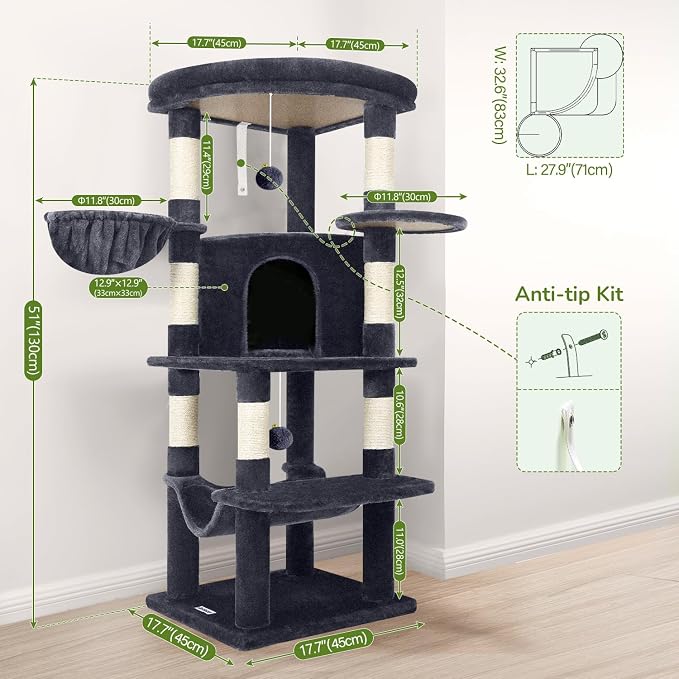 Globlazer Corner Cat Tree Tower - Image 7