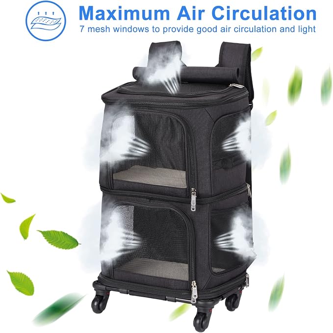 Double Pet Carrier Backpack - Image 3