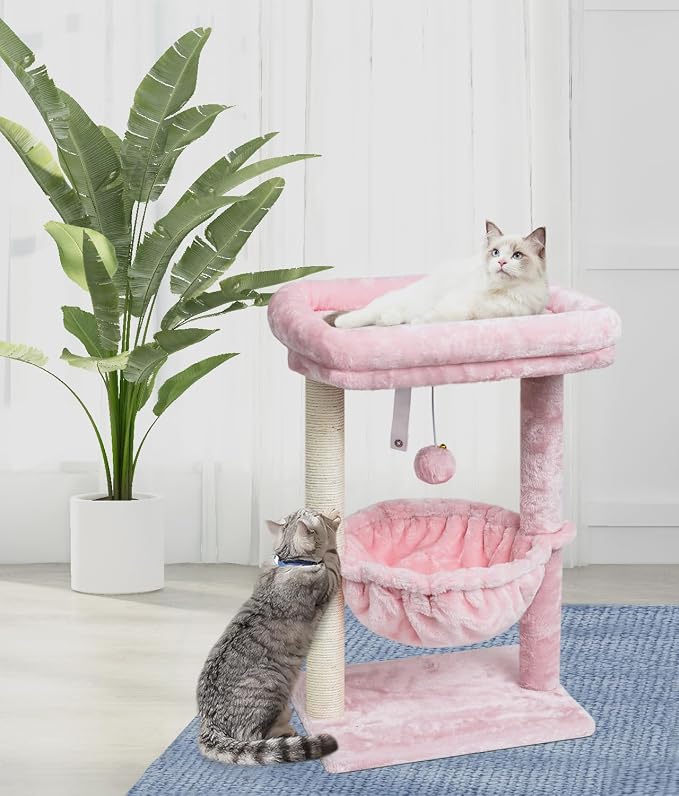 SYANDLVY Small Cat Tree for Indoor Cats, Activity Cat Tower - Image 7