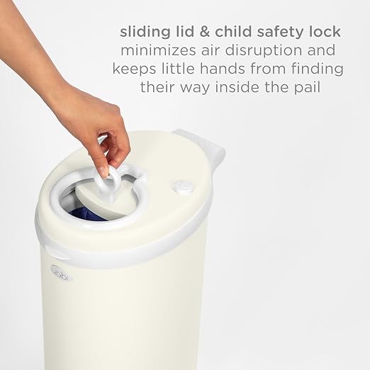 Ubbi Stainless Steel Diaper Pail, Odor Locking, No Special Bag Required - Image 5