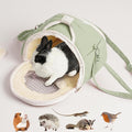 ABLAZEZAI Guinea Pig Carrier, Small Animal Travel Bag, Breathable Outdoor by ABLAZEZAI
