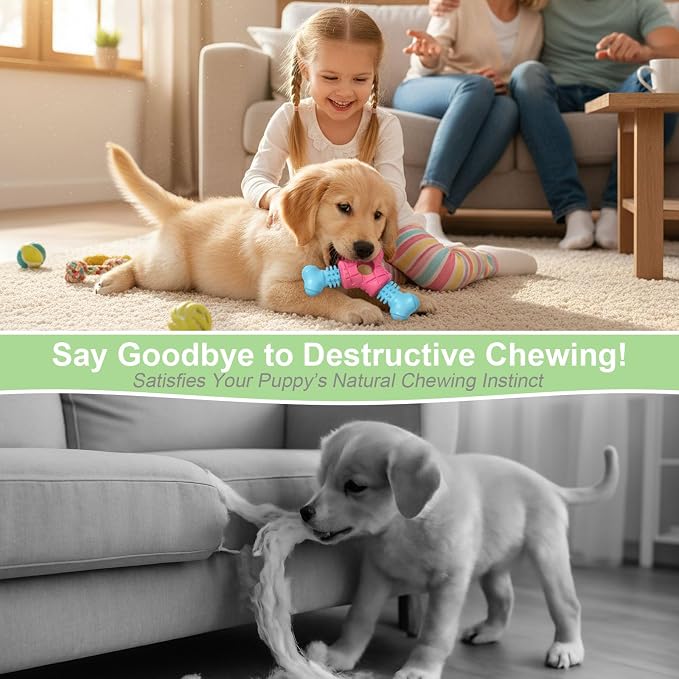 Puppy Chew Toys for Teething, Indestructible Dog Chew Toys for Aggressive - Image 5