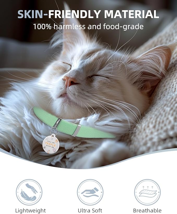 Cat Collar with Bell for Girl & Boy Cats - Image 7