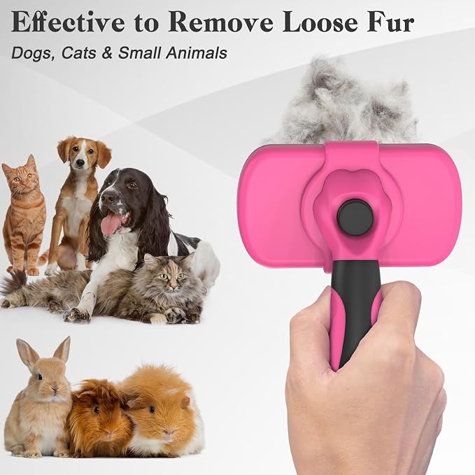 Swihauk Self Cleaning Slicker Brush - Image 6