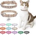 Leather Cat Collars for Boy Girl Cats by DILLYBUD