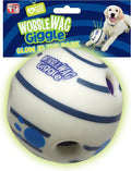 Wobble Wag Giggle Glow in the Dark | Rolling Enrichment Toy by WobbleWagGiggle