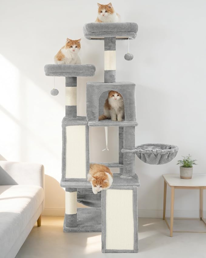 Multi-Level Cat Tree for Indoor Cats, Cat Tower - Image 8