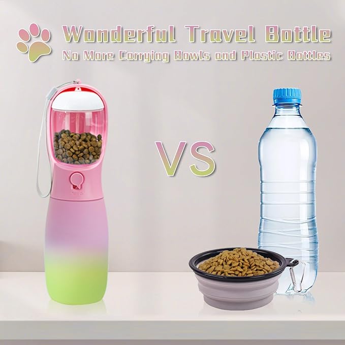 Dog Water Bottle Portable, 19Oz Large Capacity Dog Water Dispenser, Food Grade - Image 7