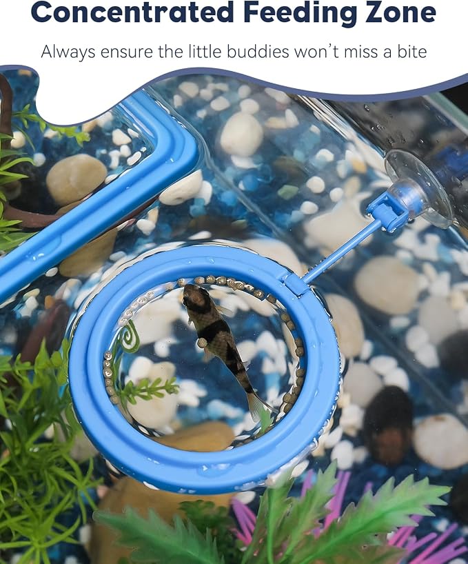 Pawfly Fish Feeding Ring for Fish Tank Aquarium Feeding Ring - Image 7