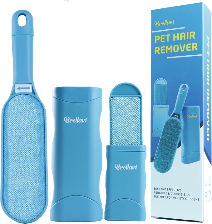Pet Hair Remover for Clothes: Reusable Dog Cat Fur Lint Removal Brush for - Image 6