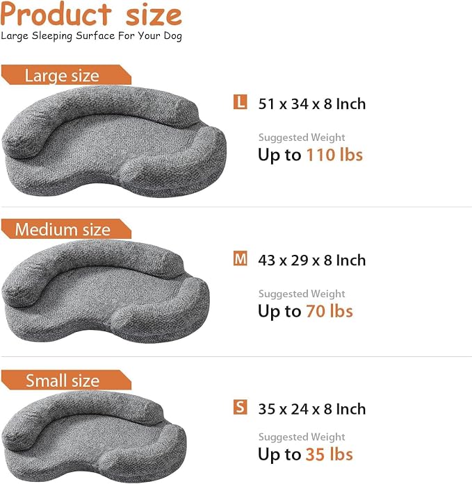 Orthopedic Memory Foam XXL Dog Bed - Image 8