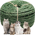 Green Sisal Rope 1/4 Inch by 65-Feet by Juomid