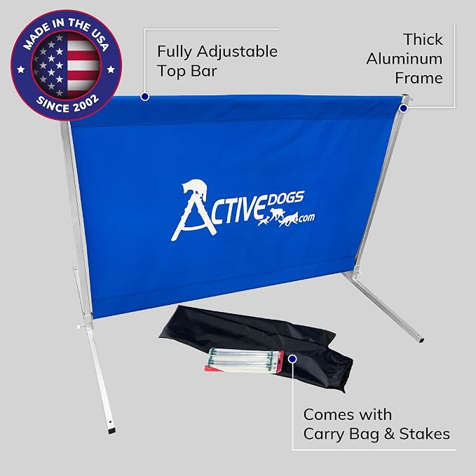 ActiveDogs.com IGP IPO Schutzhund Standard Hurdle Jump w/Carrying Bag - Image 3