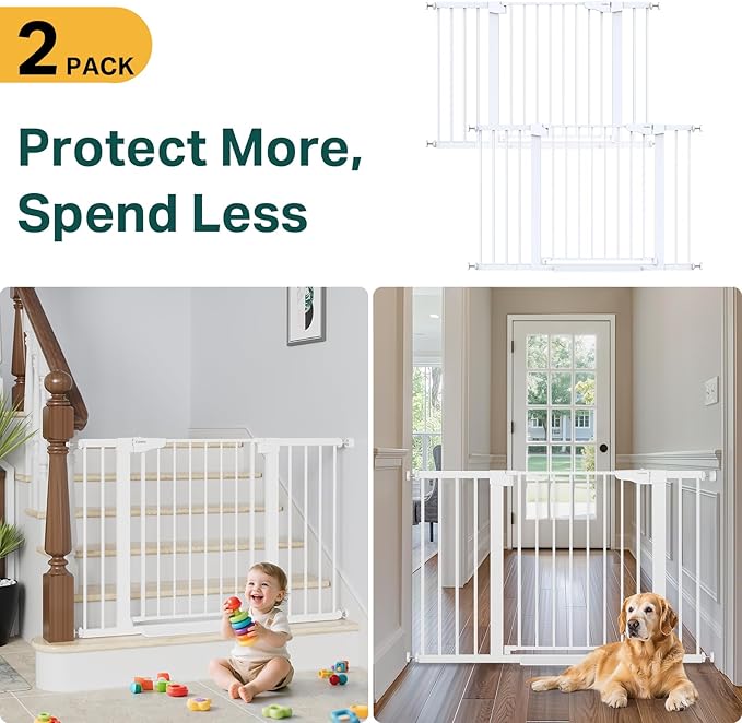 Cumbor 2 Pack 29.7"-48" Baby Gate - Image 2