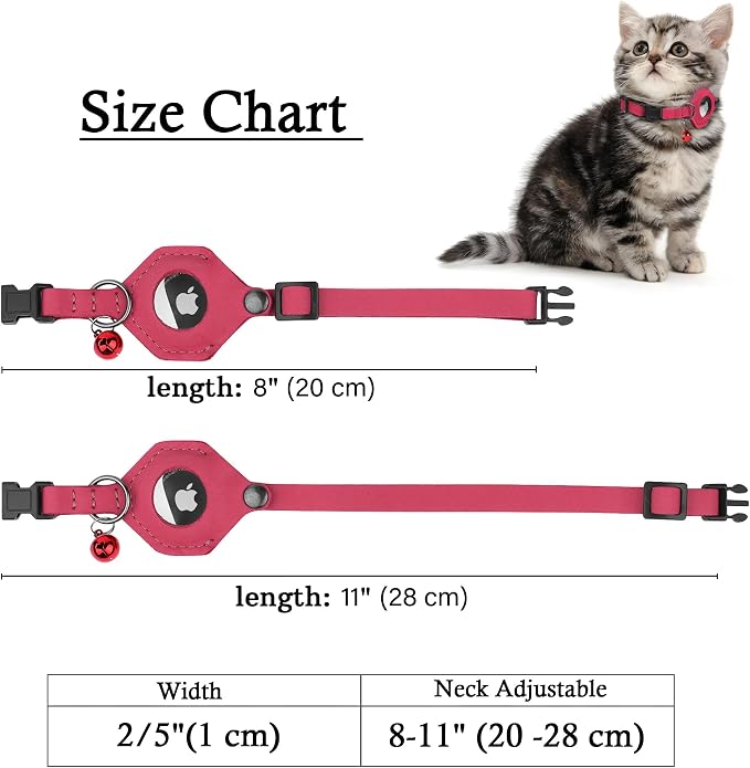 Breakaway Airtag Cat Collar - Image 4