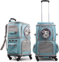 2-in-1 Pet Carrier Backpack for Two Cats or One Dog by halinfer