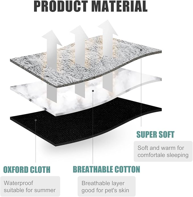 Self Warming Cat Bed, Foldable Self Heated Cat Mat Extra Warm Thermal Heating - Image 5