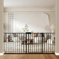 WAOWAO Baby Gate 71.65-76.38" Extra Wide Pressure Mounted Walk Through Swing by WAOWAOBABYSAFETYPRODUCTS