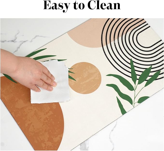 Dog Food Mats for Floors Super Absorbent, Pet Cat Food Mat - Image 7