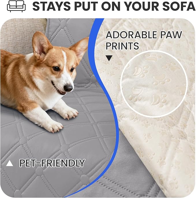 Waterproof Dog Bed Cover Pet Blanket, Soft Couch Cover - Image 3