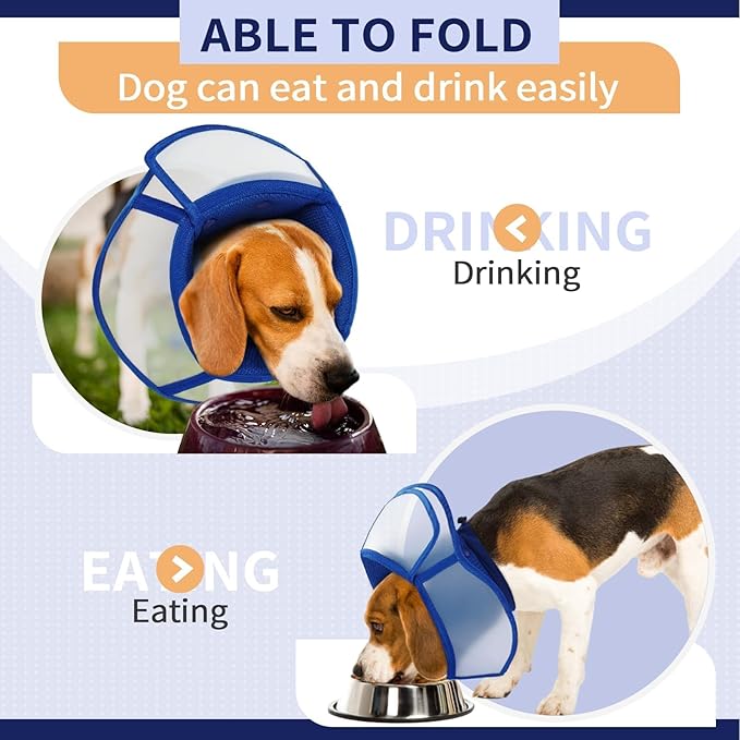 Allroaring Dog Cone Collar, Soft Dog Cones - Image 3