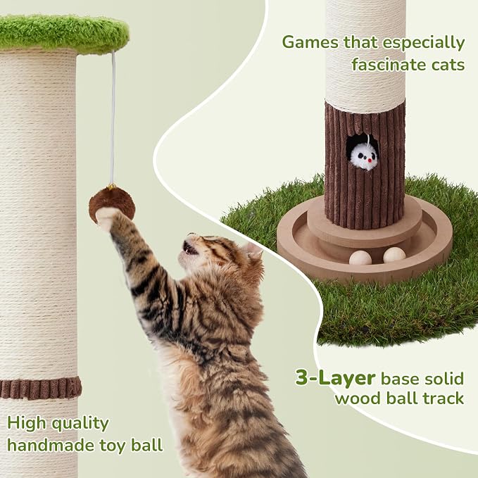 34inches Tall Cat Scratching Post - Image 4