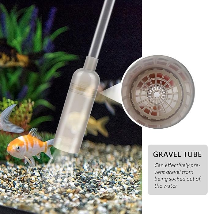 Aquarium Gravel Cleaner Siphon Vacuum, manually Operated Water Changer kit and - Image 6