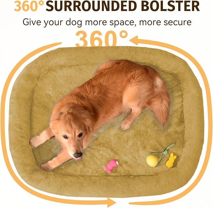 Orthopedic Waterproof Large Dog Bed: Memory Foam Washable Dog Bed - Image 4