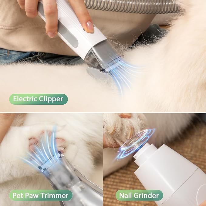 Afloia 6-in-1 Dog Grooming Kit, Pet Grooming Vacuum - Image 4