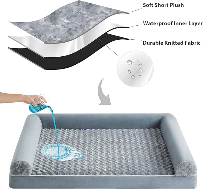 BFPETHOME Dog Beds for Large Dogs, Orthopedic Dog Bed for Medium Large Dogs - Image 5