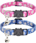 Cat Collar, 2 Pack Breakaway Collar by Giecooh
