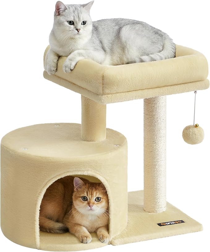 Feandrea Cat Tree, Small Cat Tower by FeandreabySONGMICSHOME