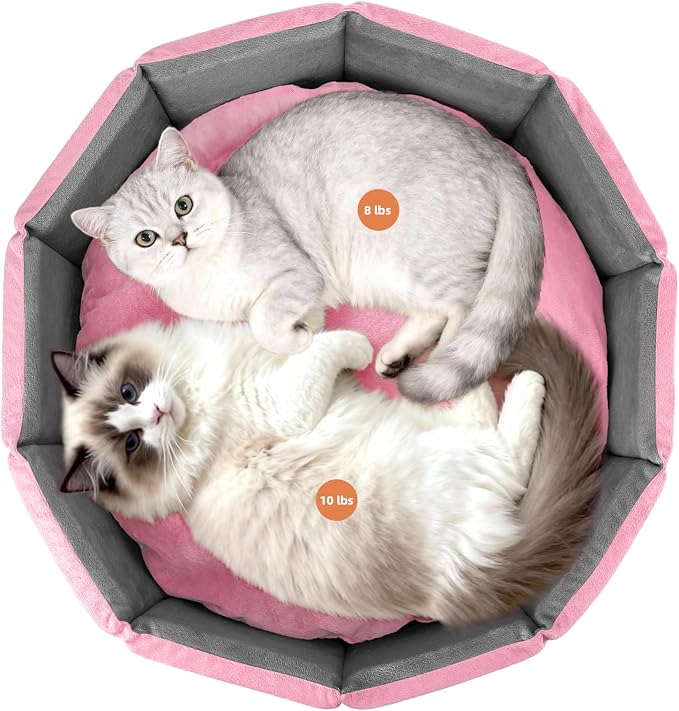 PJYuCien Premium Orthopedic Memory Foam Round Pet Bed by PJYuGienPetGarden