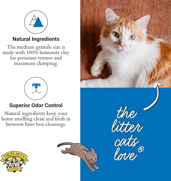 Dr. Elsey's Ultra Unscented Clumping Clay Cat Litter 18 lb Bag - Image 4
