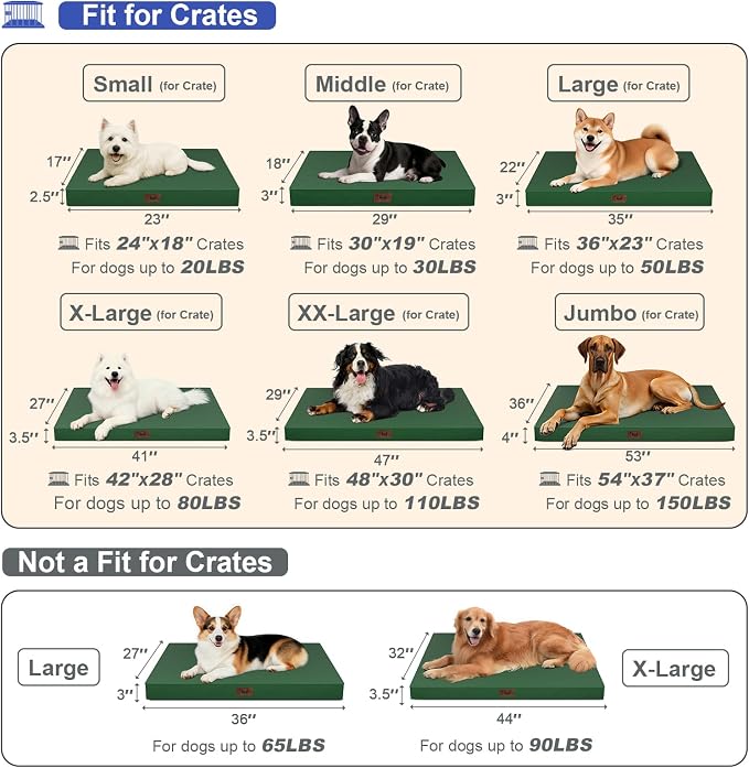 Outdoor Extra Large Dog Bed, Waterproof Dog Bed - Image 2