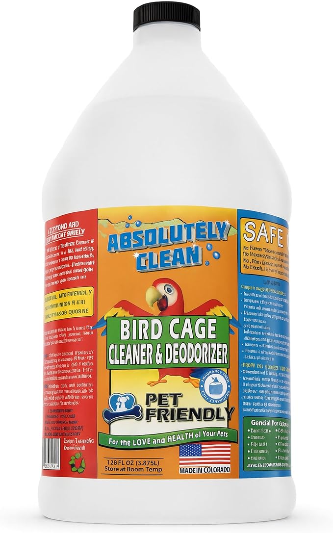 Absolutely Clean Amazing Bird Cage Cleaner and Deodorizer by AbsolutelyClean
