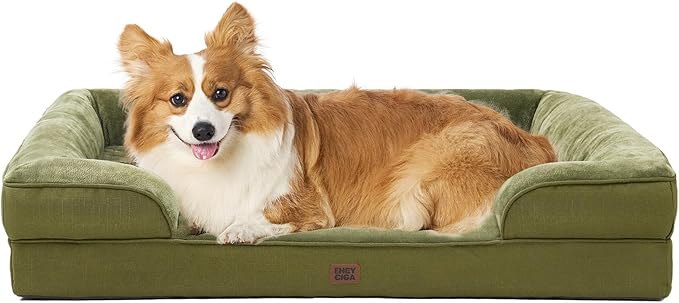 EHEYCIGA Orthopedic Dog Beds Large Sized Dog, Waterproof Memory Foam Pet Bed by EHEYCIGA