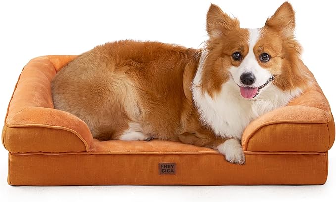 EHEYCIGA Orthopedic Dog Beds for Large Dogs, Waterproof Memory Foam Large Pet by EHEYCIGA