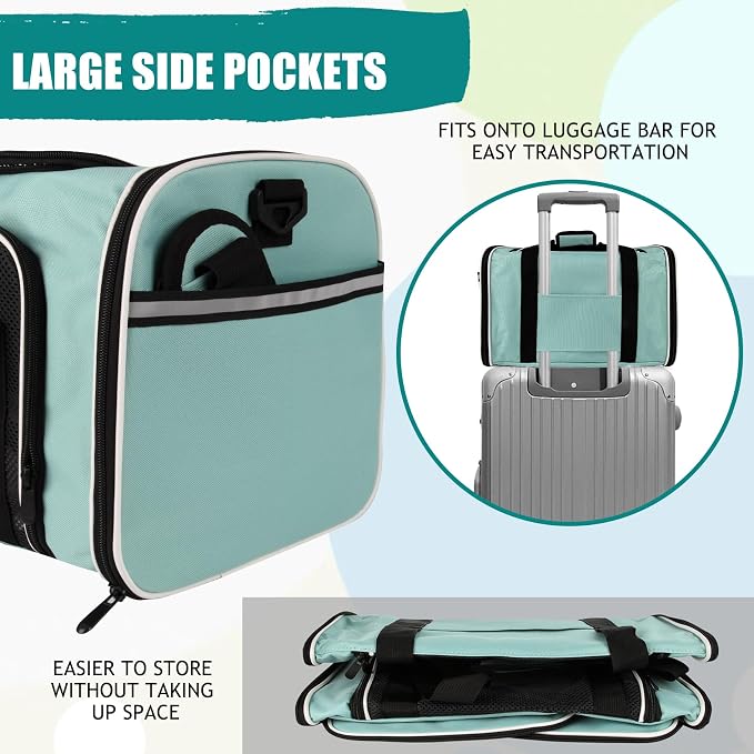 Cat, Dog Carrier for Small Medium Pet Carriers Up to15Lbs, Cats Carrier Soft- - Image 6