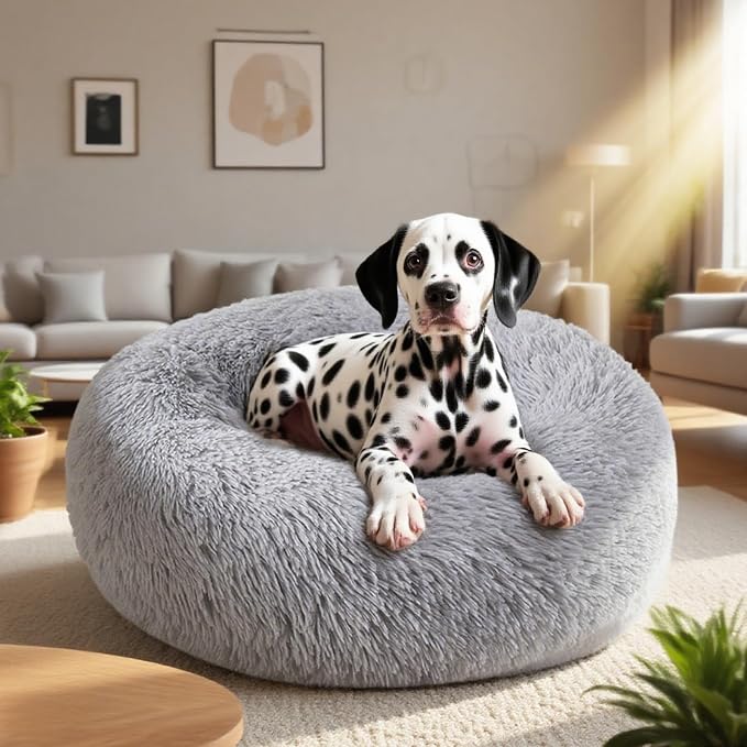 Nisrada Dog Bed for Small Medium Large Dogs, 27 inch Calming Dogs Bed, - Image 7