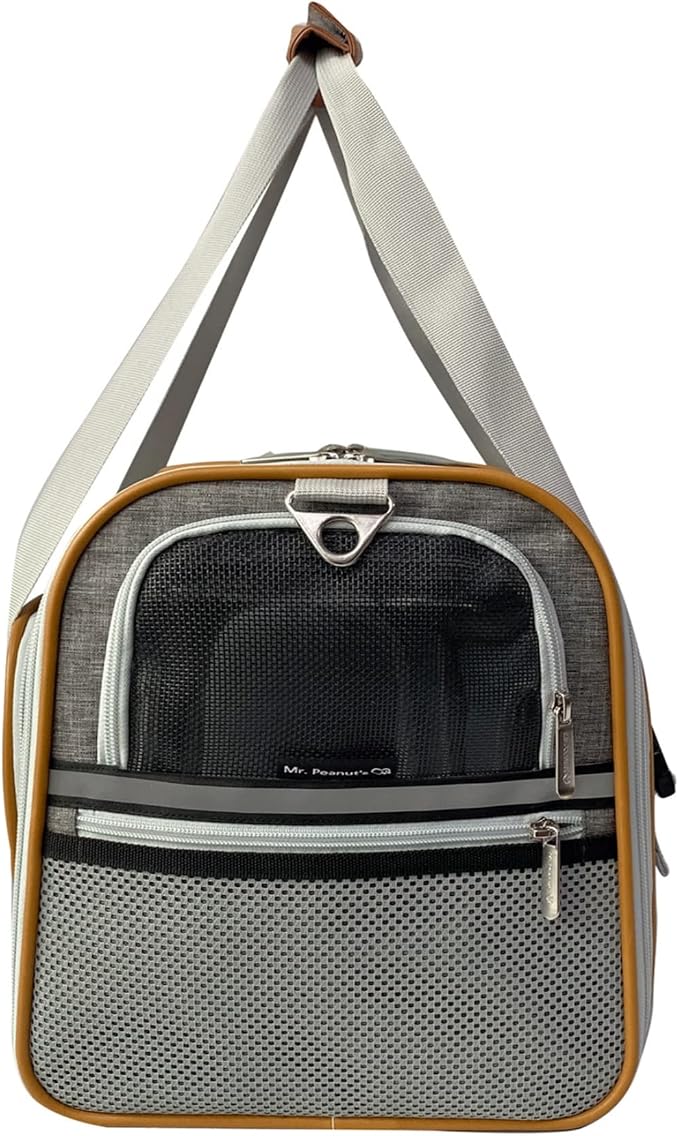 Mr. Peanut's Expandable Airline Approved Soft Sided Pet Carrier, Luxury Travel - Image 8