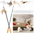 ROSAUI Cat Teaser Wand Toys, Interactive Bird Toy by ROSAUI