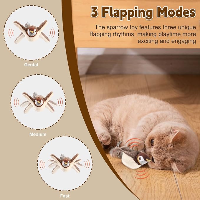 Chirping Bird Cat Toy - Image 5
