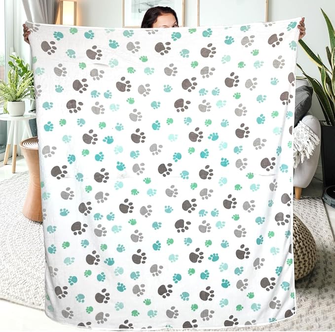 Dog Blankets for Large Dogs, Soft Fluffy Flannel Pet Blanket Mat Cover for Bed - Image 5