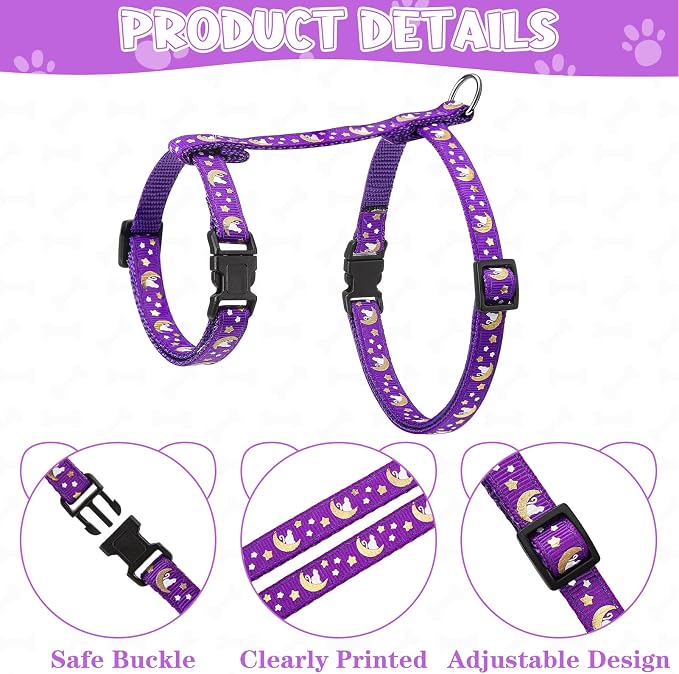 2 Pack Cat Harness and Leash - Image 3