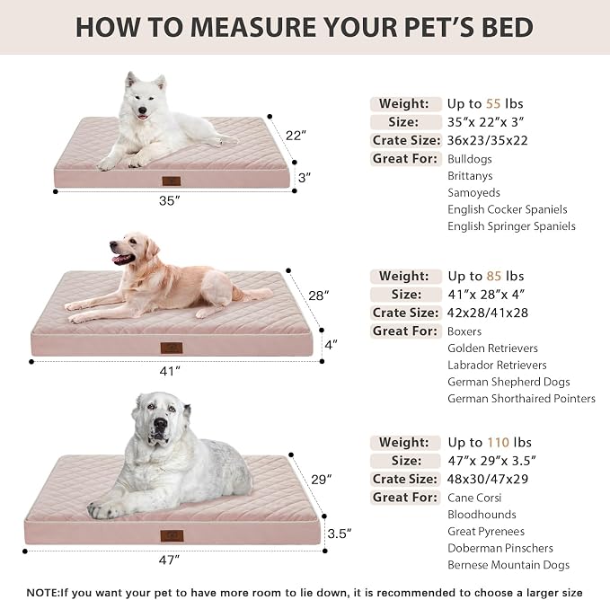 WNPETHOME Orthopedic XXL Dog Beds Large Sized Dog, Waterproof Extra Large Dogs - Image 5