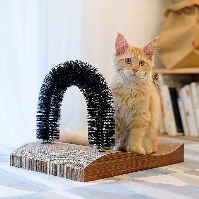 FUKUMARU Cat Self Groomer, 2.0 Version Cat Arch Face Scratcher - Image 6