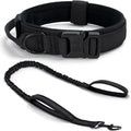 Tactical Dog Collar Set, Adjustable Military Training Nylon Dog Collar by CADONO