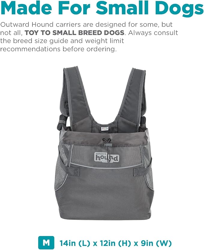 Outward Hound PupPak Dog Front Carrier, Padded Straps, Breathable Mesh - Image 8