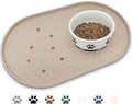 KPWACD Dog Food Mat Anti-Slip Bowl Mats by KPWACD